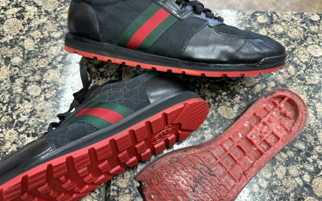 Gucci Tennis Shoe Repair